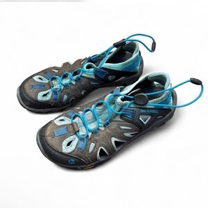 Merrell Womens Blue Wing Hiking Beach Water Sandals 8 Gorpcore Outdoor